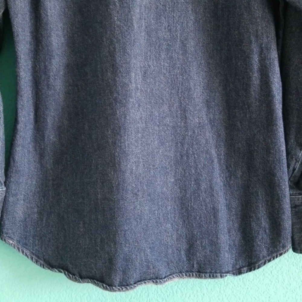 {Banana Republic} Western Denim Button Down Top - Picture 6 of 8
